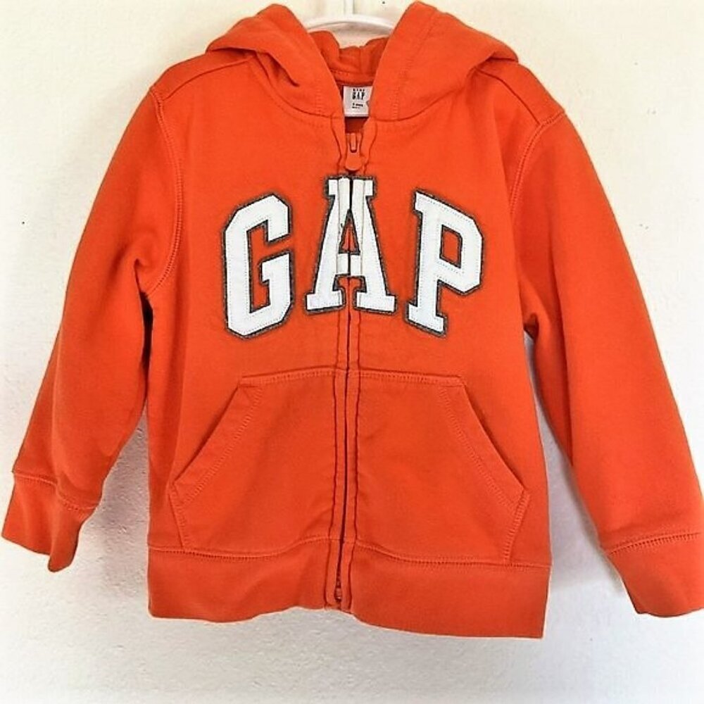 GAP ORANGE HOODIE JACKET